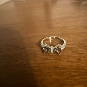 COPY - Elegant Silver Bow Ring